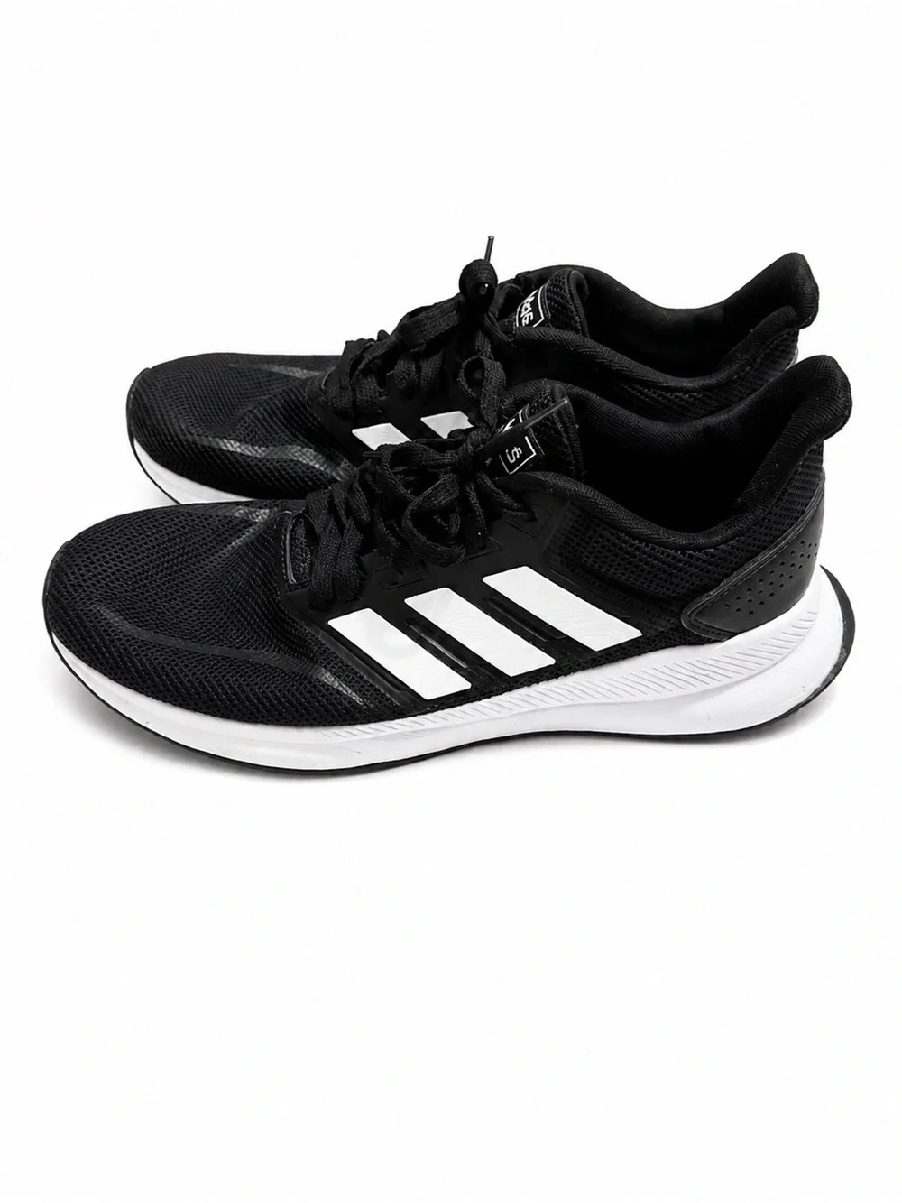 Adidas Black & White Running Athletic Sneakers